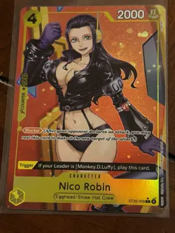 Nico Robin ST29 Alt Art Com OP14 (Sunday) Alt Art SR EB02 Alt Art Rare One Piece - Image 2