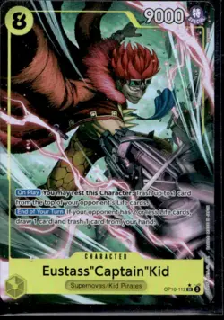 2025 One Piece Royal Blood OP10 Eustass"Captain"Kid Super Rare #OP10-112 - Image 1