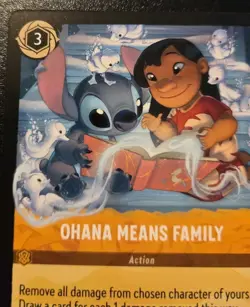 Ohana Means Family 32/204 Legendary Winterspell Disney Lorcana TCG - Image 2