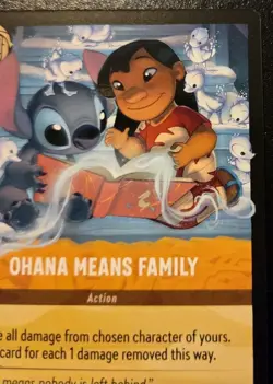 Ohana Means Family 32/204 Legendary Winterspell Disney Lorcana TCG - Image 3