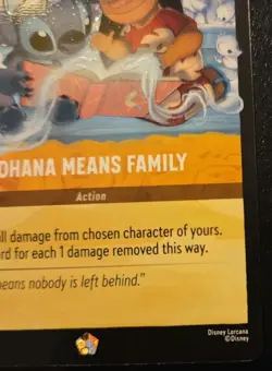 Ohana Means Family 32/204 Legendary Winterspell Disney Lorcana TCG - Image 5