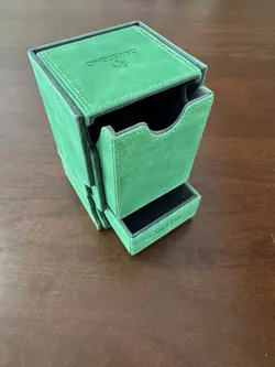 Gamegenic Watchtower 100xl Green Deck Box Holds Over 100 Cards - Image 1