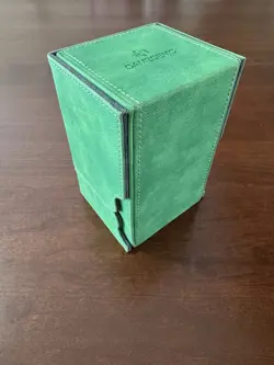 Gamegenic Watchtower 100xl Green Deck Box Holds Over 100 Cards - Image 3