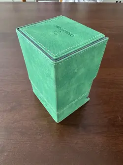 Gamegenic Watchtower 100xl Green Deck Box Holds Over 100 Cards - Image 4