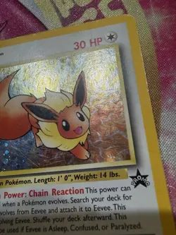 Pokemon TCG: Eevee 11 Promo Holo Heavily Played Card Vintage Rare - Image 2