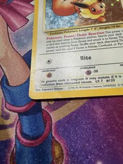 Pokemon TCG: Eevee 11 Promo Holo Heavily Played Card Vintage Rare - Image 4
