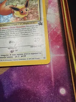Pokemon TCG: Eevee 11 Promo Holo Heavily Played Card Vintage Rare - Image 5