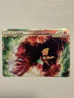 Pokemon Ho-Oh LEGEND Card 111/123 140 HP LEGEND Heartgold & Soulsilver 2010 - Image 1
