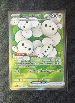 Maushold ex - 233/182 - Pokemon Paradox Rift Full Art Ultra Rare Card NM - Image 1