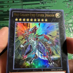 Neo Galaxy-Eyes Cipher Dragon DPDG-EN039 Ultra Rare 1st Edition Yugioh Card - Image 2