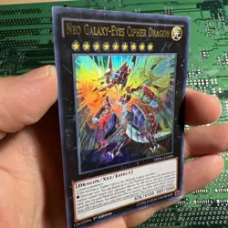 Neo Galaxy-Eyes Cipher Dragon DPDG-EN039 Ultra Rare 1st Edition Yugioh Card - Image 4