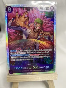 One Piece Donquixote Doflamingo OP10-071 SR Full Art Special Holo Card - Image 1