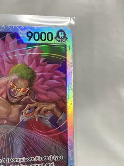 One Piece Donquixote Doflamingo OP10-071 SR Full Art Special Holo Card - Image 3