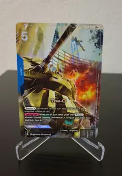 The-O Gundam Card Game GD03-002 LR+ NM English - Image 1
