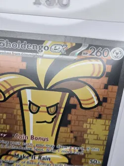 Gholdengo ex 252/182 SV04: Paradox Rift Holo, LP (Has Wrinkles) + 1 Mystery Card - Image 3
