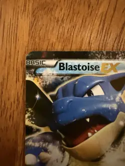 Blastoise EX Miscut Error Pokemon Card - Image 3