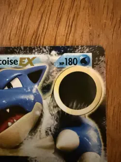 Blastoise EX Miscut Error Pokemon Card - Image 4