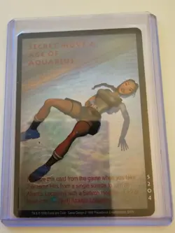 Tomb Raider CCG S204 - Secret Move 4: Age of Aquarius - SWW Ultra Rare Card Holo - Image 1