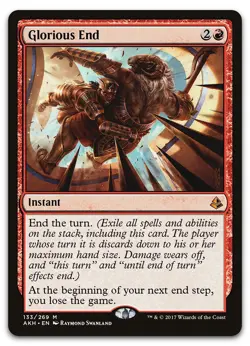 Glorious End #133 (LP) Amonkhet AKH Magic MTG - Image 1