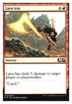 Lava Axe Core Set 2019 MTG - NM+ - Image 1