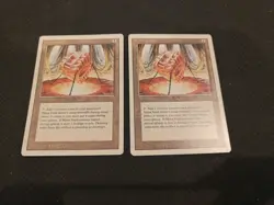 2x MTG "Mana Vault" Revised Edition Magic The Gathering LP - Image 1