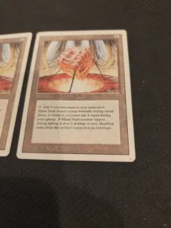 2x MTG "Mana Vault" Revised Edition Magic The Gathering LP - Image 2