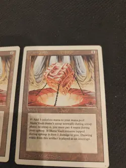 2x MTG "Mana Vault" Revised Edition Magic The Gathering LP - Image 3