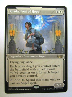 MTG Giada, Font Of Hope 342 Showcase Rare Streets Of New Capenna Near Mint!! - Image 1
