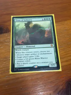 x1 Titan of Industry M MTG Commander: Lorwyn Eclipsed M/NM, English - Image 1