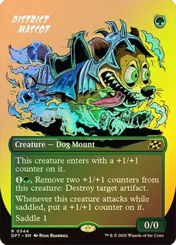 District Mascot Foil Borderless Aetherdrift NM MTG - Image 1