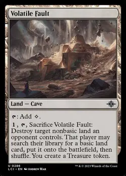Volatile Fault 286 The Lost Caverns of Ixalan MTG Magic the Gathering NM - Image 1