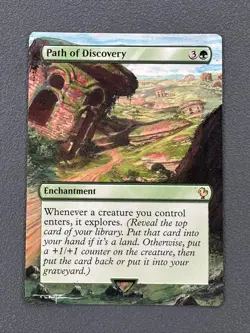 Path of Discovery 312 MTG Final Fantasy Commander Hand Painted Altered Art Tentz - Image 1