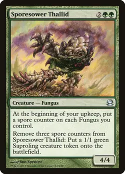 4x x4 Playset | Sporesower Thallid | MtG Magic Modern Masters | LP/MP - Image 1