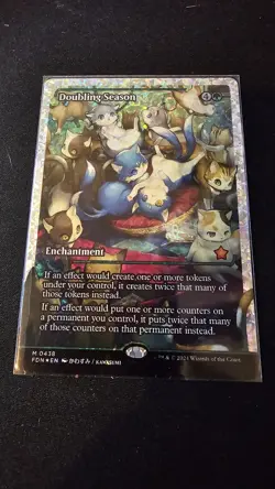 1x Doubling Season - Fracture Foil - Showcase Near Mint MTG Magic - Kid Icarus - - Image 3