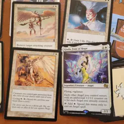 Whole COMMANDER Magic Deck - Heaven to Earth - ***ANGELS*** Pure White Giada - Image 1