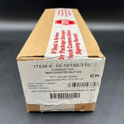 Pokemon Mega Evolution Phantasmal Flames ME02 Booster 6-Box Case Sealed - Image 1