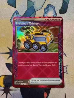 Pokemon TCG Precious Trolley 185/191 Surging Sparks Ace Spec NM/M - Image 2