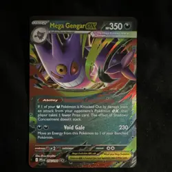 Pokemon Mega Gengar EX Full Art Holo 350 HP 056/094 Pokemon TCG Card Stock - Image 1
