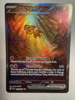 Chi-Yu ex 259/193 Sv02: Paldea Evolved Holo SIR Pokemon - NM - Image 1