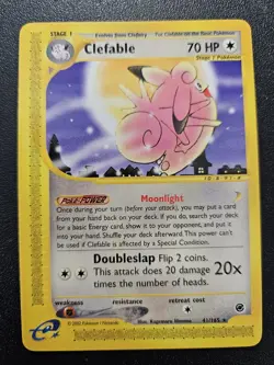 Pokemon Expedition Clefable Non-Holo Rare 41/165 NEAR MINT - Image 1