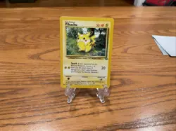Rare Pikachu Pokemon Card Original 1995 Great Condition 50 hp 60/64 RED CHEEKS! - Image 1