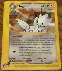 2002 Pokemon Aquapolis Togetic 39/147 Non-Holo NM/VLP Vintage 🔥🔥 - Image 1