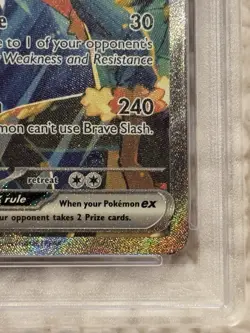 2025 POKEMON JOURNEY TOGETHER SPECIAL ILLUSTRATION RARE HOP'S ZACIAN EX PSA 8 - Image 4