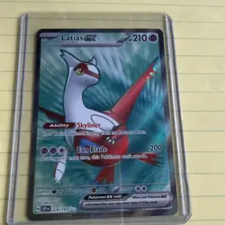 Pokemon TCG Sv08: Surging Sparks Holo Ultra Rare Latias EX 220/191 NM-M - Image 1