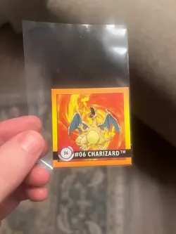 Charizard #06 Pokemon Sticker Series 1 - 1999 - Image 1