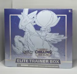 Chilling Reign ETB Ice Rider Calyrex Elite Trainer Box Sealed - Image 1
