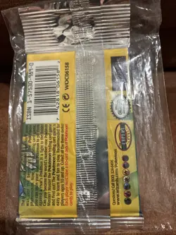 Pokemon BASE SET (Venusaur) SEALED HANGER/LONG CRIMP Booster Pack WOTC - Image 2