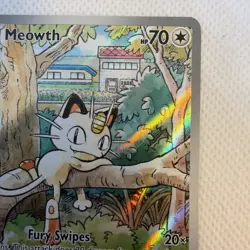 Pokemon TCG Phantasmal Flames Meowth #106/094 Illustration Rare NM - Image 5