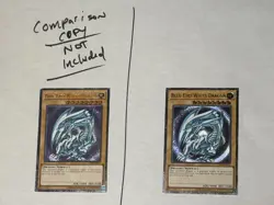YUGIOH NA ENHANCED Blue-Eyes White Dragon OP28-EN001 Ultimate Rare NM #2 - Image 2