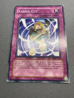 Yu-Gi-Oh! KARMA CUT Rare Unlimited SOI-EN053 HP DAMAGED - Image 1